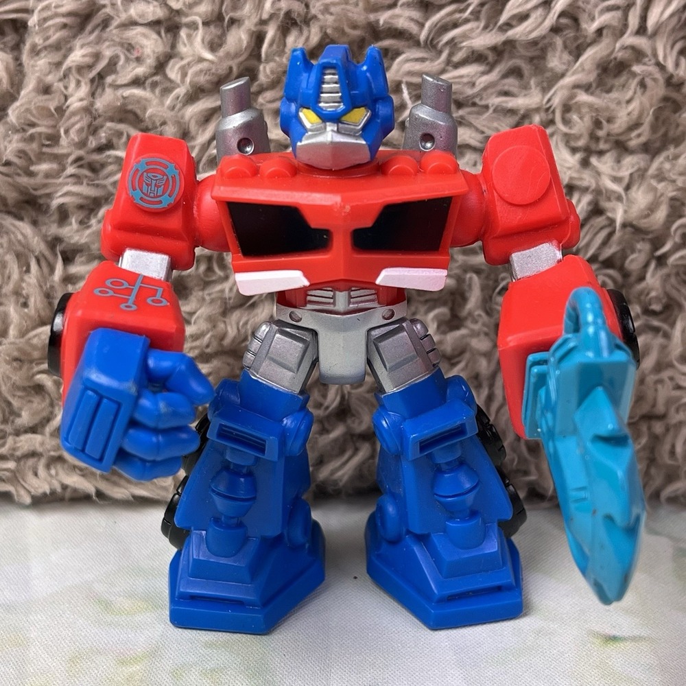 Playskool Heroes Optimus Prime 2014 Transformers Rescue Bots Figure Energized